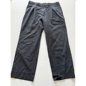 Vintage Strathmore Men's Wool Dress Pants Gray Pleated Formal